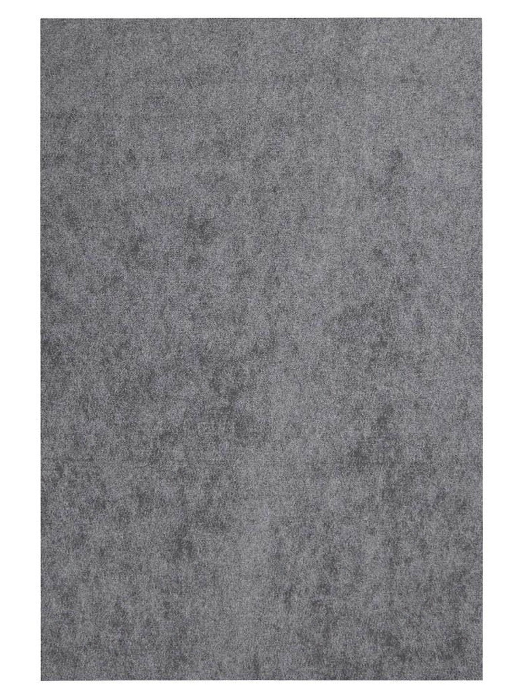 Dual Surface Thin Lock Rug Pad Grey 2' W x 8' L Runner